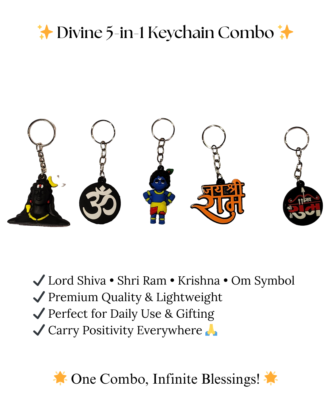 5-in-1 Keychain Combo