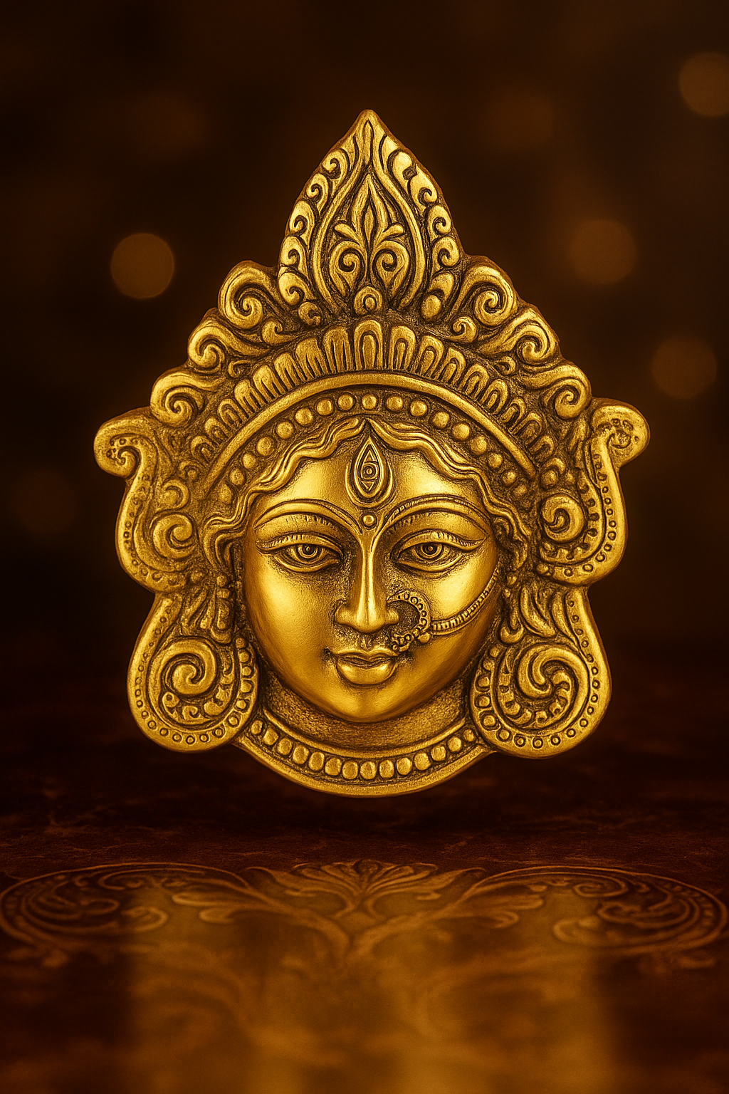 Ambika Durga Face Wall