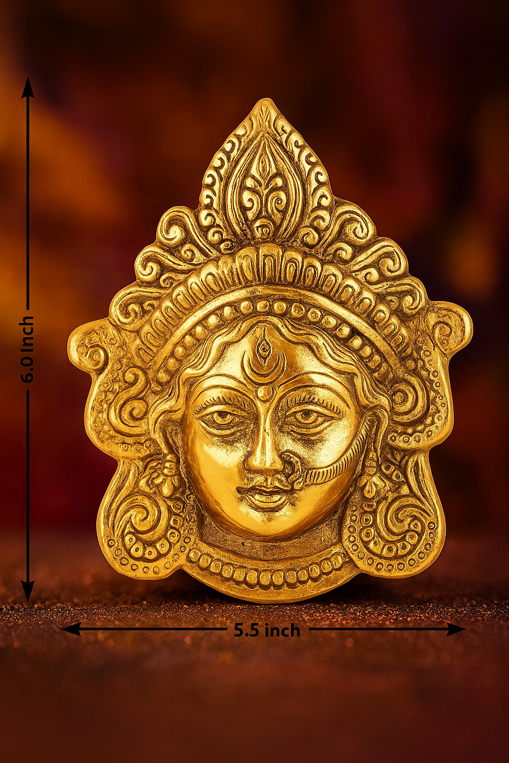 Ambika Durga Face Wall