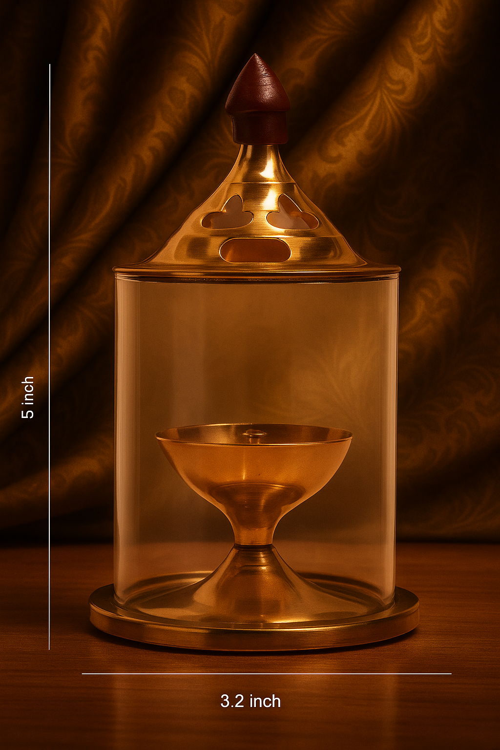 Brass Oil Puja Lamp