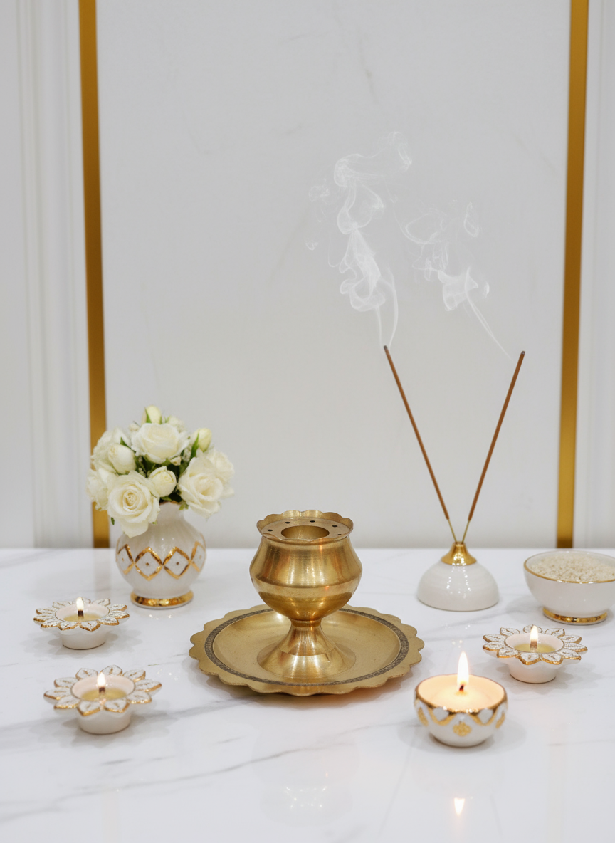 Brass Incense Lamp