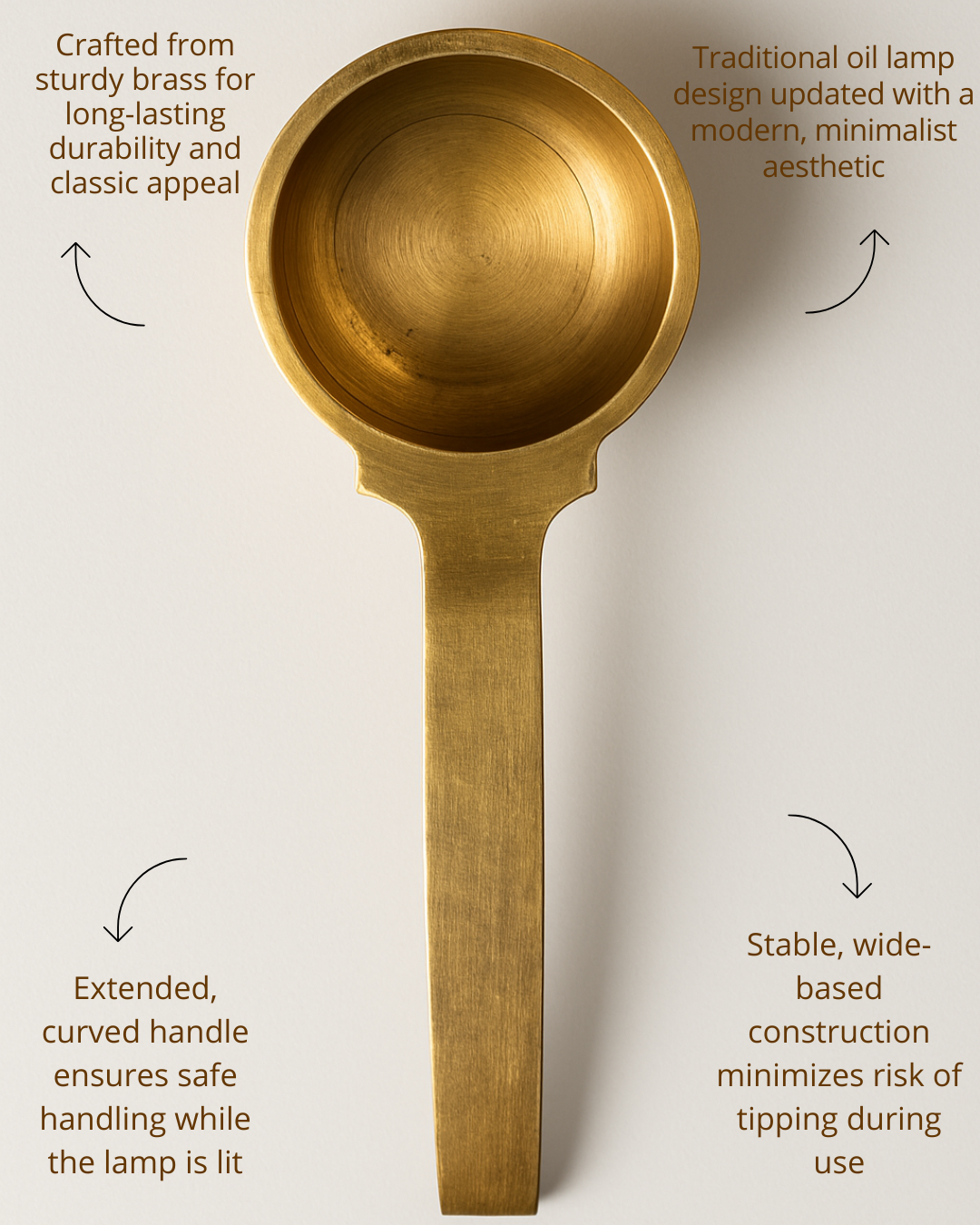 Brass Single Pot Ladle